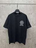 크롬하 33홀슈즈 로고 블랙 반팔