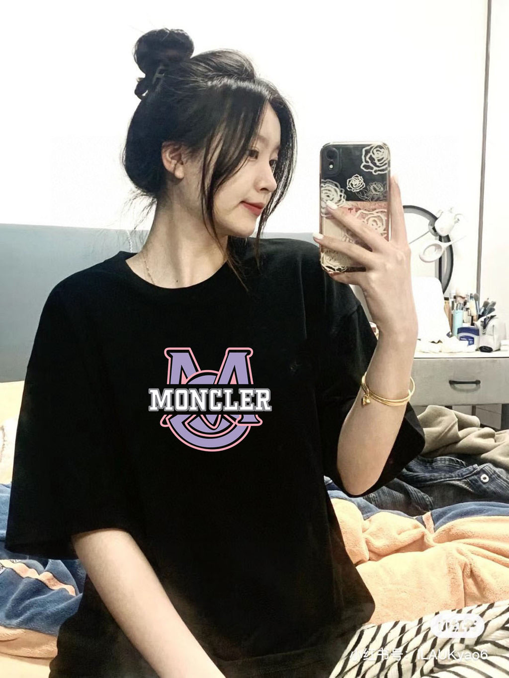 몽클 센터로고 반팔 902395