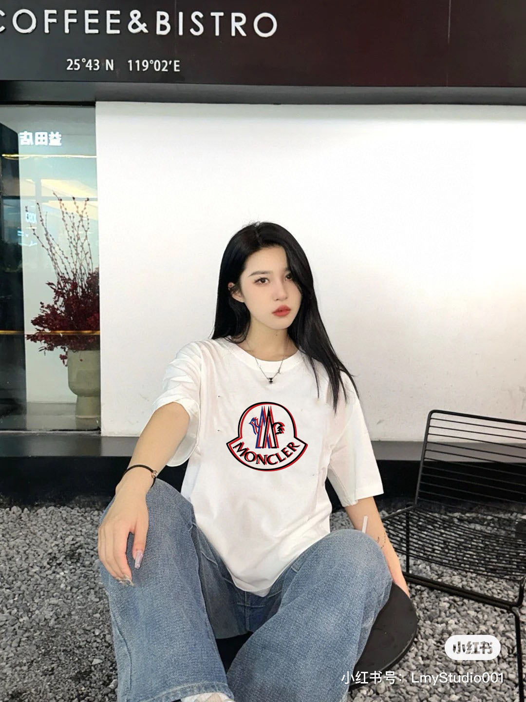몽클 기본로고 반팔 902390