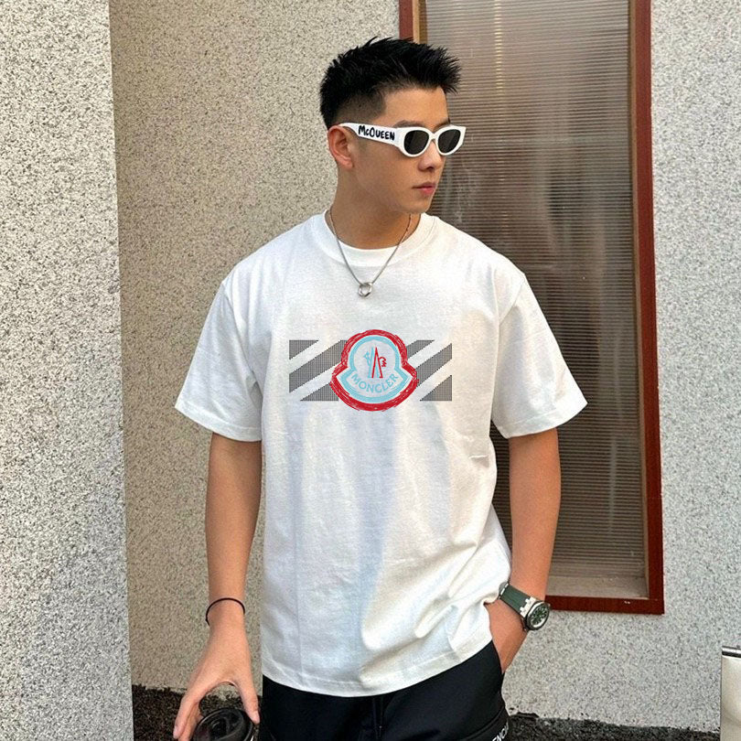 몽클 화이트블랙 반팔 902388