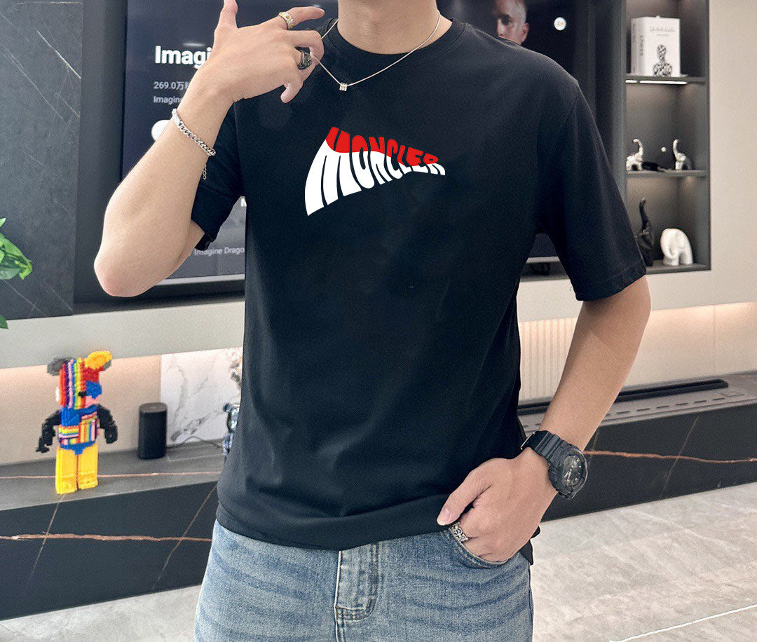 몽클 그래픽로고 반팔 902387